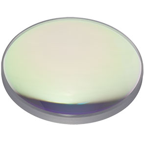 LB4096-C - f=50 mm, Ø1in UV Fused Silica Bi-Convex Lens, AR Coating: 1050 - 1700 nm