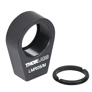 LMR05/M - Lens Mount with Retaining Ring for Ø1/2in Optics, M4 Tap