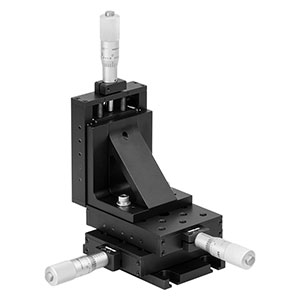 PT3 - 1in XYZ Translation Stage with Standard Micrometers, 1/4"-20 Taps