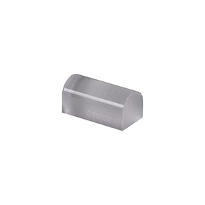 LJ1598L2 - f = 3.91 mm, H = 4.00 mm, L = 8.0 mm, N-BK7 Plano-Convex Cylindrical Lens, Uncoated 