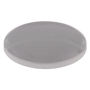 LE4173 - Ø1in UV Fused Silica, Positive Meniscus Lens, f = 100.0 mm, Uncoated