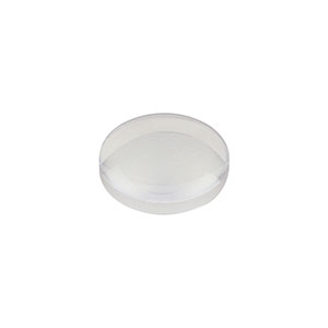 LA4936-UV - f = 30.0 mm, Ø1/2in UV Fused Silica Plano-Convex Lens, AR Coating: 245-400 nm 