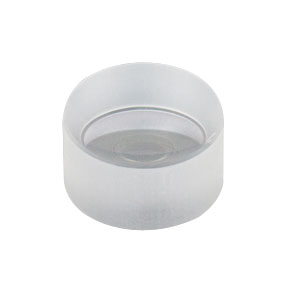 LD4271-UV - f = -9.0 mm, Ø9 mm UV Fused Silica Bi-Concave Lens, AR Coating: 245 - 400 nm 