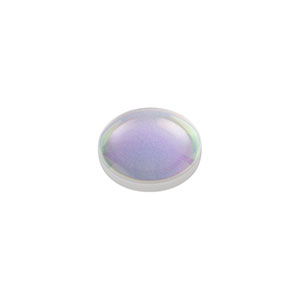 LA1560-C - N-BK7 Plano-Convex Lens, Ø1/2in, f = 25 mm, AR Coating: 1050 - 1700 nm