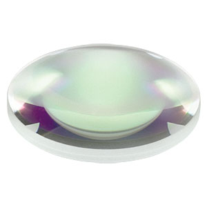 LB1761-C - N-BK7 Bi-Convex Lens, Ø1in, f = 25.4 mm, ARC: 1050 - 1700 nm