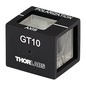 GT10 - Glan-Taylor Polarizer, 10 mm Clear Aperture, Uncoated