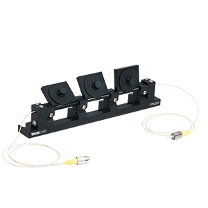 FPC031 - Fiber Polarization Controller, 3 Ø27 mm Paddles, ClearCurve Fiber, FC/PC Connectors
