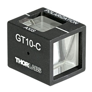 GT10-C - Glan-Taylor Polarizer, 10 mm Clear Aperture, Coating: 1050 - 1700 nm