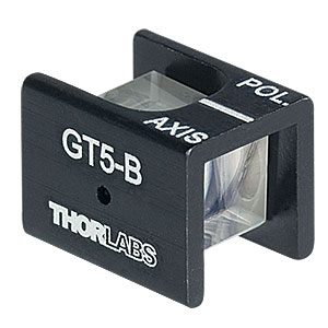 GT5-B - Glan-Taylor Polarizer, 5 mm Clear Aperture, Coating, 650 - 1050 nm
