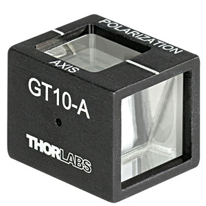 GT10-A - Glan-Taylor Polarizer, 10 mm Clear Aperture, Coating: 350* - 700 nm