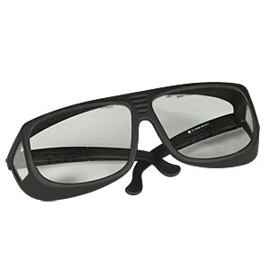 LG6 - Laser Safety Glasses, Clear Lenses, 93% Visible Light Transmission, Universal Style