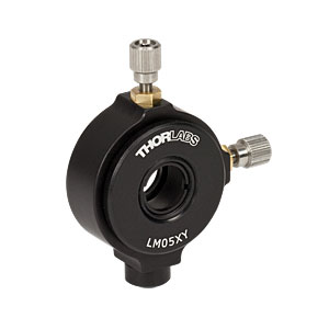 LM05XY - Translating Lens Mount for Ø1/2in Optics, 1 Retaining Ring Included, 8-32 Tap