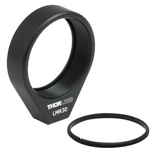 LMR30 - Lens Mount with Retaining Ring for Ø30 mm Optics, 8-32 Tap