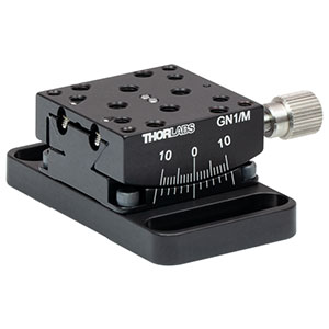 GN1/M - Small Goniometer with 25.4 mm Distance to Point of Rotation, ±10°, Metric