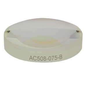AC508-075-B - f = 75.0 mm, Ø2in Achromatic Doublet, ARC: 650 - 1050 nm