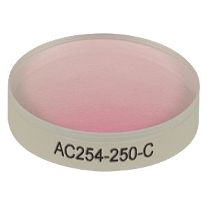 AC254-250-C - f = 250.0 mm, Ø1in Achromatic Doublet, ARC: 1050 - 1700 nm