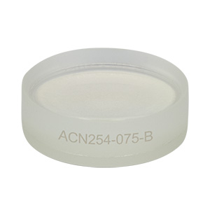 ACN254-075-B - f = -75.0 mm, Ø1in Achromatic Doublet, ARC: 650 - 1050 nm