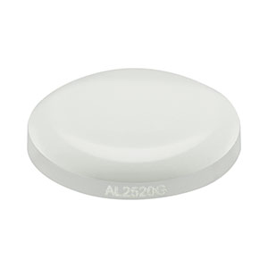 AL2520G - Ø25 mm S-LAH64 Aspheric Lens, f = 20 mm, NA = 0.52, DW = 532 nm, Uncoated