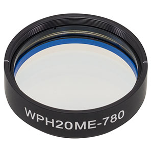 WPH20ME-780 - Ø2in Mounted Polymer Zero-Order Half-Wave Plate, SM2-Threaded Mount, 780 nm