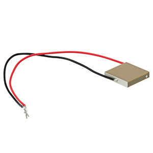 PA4HEW - Piezo Chip, 150 V, 2.1 µm Displacement, 10.0 x 10.0 x 2.0 mm, Pre-Attached Wires