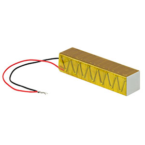 PK4HA3P2 - Discrete Piezo Stack, 150 V, 50.0 µm Displacement, 10.0 mm x 10.0 mm x 45.0 mm, Two Flat End Plates