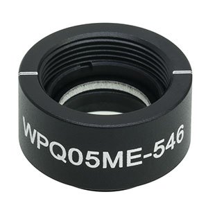 WPQ05ME-546 - Ø1/2in Mounted Polymer Zero-Order Quarter-Wave Plate, SM05-Threaded Mount, 546 nm