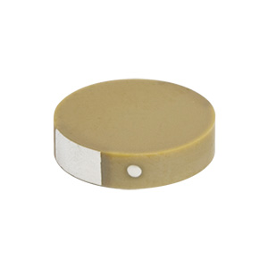 PA25LE - Round Piezo Chip, 200 V, 3.3 µm Displacement, Ø8.3 mm, 2.0 mm Long, Bare Electrodes
