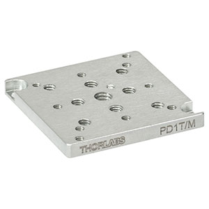 PD1T/M - 3.0 mm Thick Adapter Plate for 20 mm Piezo Inertia Stage, Metric