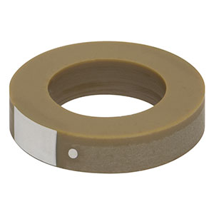 PA44M3K - Piezo Ring Chip, 150 V, 3.9 µm Displacement, 15.0 mm OD, 9.0 mm ID, 3.2 mm Long, Bare Electrodes