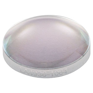 LA4936-1064 - f = 30 mm, Ø1/2in UVFS Plano-Convex Lens, 1064 nm V-Coat