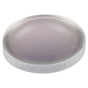 LA4130-1064 - f = 40 mm, Ø1/2in UVFS Plano-Convex Lens, 1064 nm V-Coat