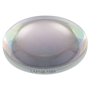 LA4148-1064 - f = 50 mm, Ø1in UVFS Plano-Convex Lens, 1064 nm V-Coat