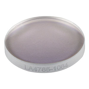 LA4765-1064 - f = 50 mm, Ø1/2in UVFS Plano-Convex Lens, 1064 nm V-Coat
