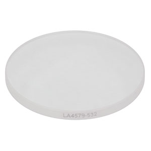 LA4579-532 - f = 300 mm, Ø1in UVFS Plano-Convex Lens, 532 nm V-Coat