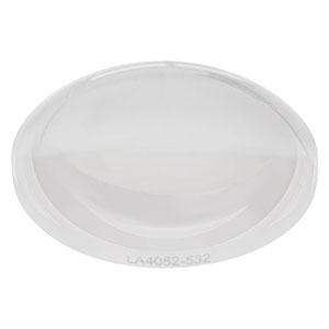 LA4052-532 - f = 35 mm, Ø1in UVFS Plano-Convex Lens, 532 nm V-Coat