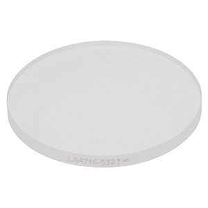 LA4716-532 - f = 750 mm, Ø1in UVFS Plano-Convex Lens, 532 nm V-Coat