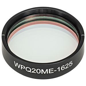 WPQ20ME-1625 - Ø2in Mounted Polymer Zero-Order Quarter-Wave Plate, SM2-Threaded Mount, 1625 nm