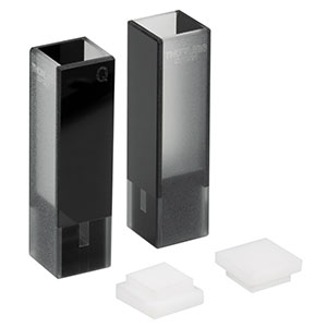 CV10Q1 - 100 µL Super Micro Cuvette with Cap, 8.5 mm Beam Height, 10 mm Path Length, 2 Pack