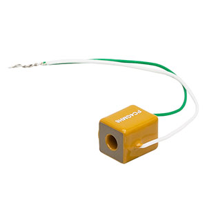 PC4GMH6 - Co-Fired Piezo Actuator with Ø2.5 mm Through Hole, 150 V, 9.5 µm Displacement, 8.5 mm x 8.5 mm x 10.0 mm