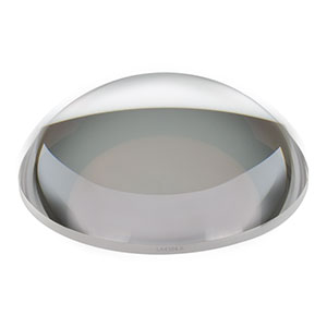 LA4384-A - f = 90 mm, Ø75 mm UV Fused Silica Plano-Convex Lens, ARC: 350 - 700 nm