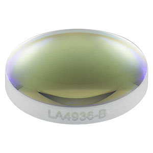 LA4936-B - f = 30 mm, Ø1/2in UVFS Plano-Convex Lens, ARC: 650 - 1050 nm
