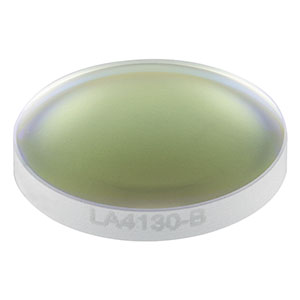 LA4130-B - f = 40 mm, Ø1/2in UVFS Plano-Convex Lens, ARC: 650 - 1050 nm