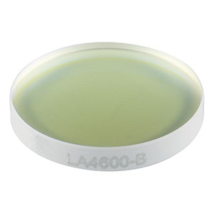 LA4600-B - f = 100 mm, Ø1/2in UVFS Plano-Convex Lens, ARC: 650 - 1050 nm
