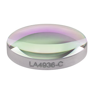 LA4936-C - f = 30 mm, Ø1/2in UVFS Plano-Convex Lens, ARC: 1050 - 1700 nm