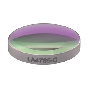 LA4765-C - f = 50 mm, Ø1/2in UVFS Plano-Convex Lens, ARC: 1050 - 1700 nm
