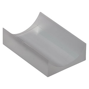 LK4498-A - f=-25.4 mm, Plano-Concave Cylindrical Lens, UV Grade Fused Silica, H=22.0 mm, L=33.0 mm, ARC: 350 - 700 nm