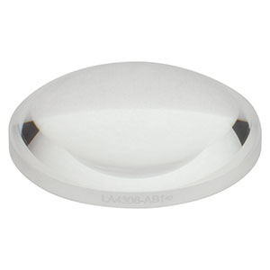 LA4306-AB - f = 40 mm, Ø1in UVFS Plano-Convex Lens, ARC: 400 - 1100 nm 
