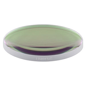 LB4913-C - f = 125 mm, Ø1in UV Fused Silica Bi-Convex Lens, AR Coating: 1050 - 1700 nm