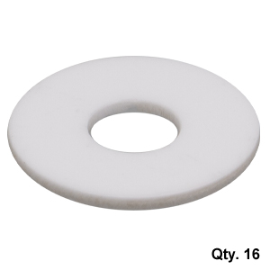 PKLER5 - Ø8.30 mm, 0.50 mm Thick End Plate with Ø3.00 mm Hole, Pack of 16