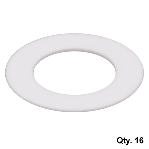 PKM3ER4 - Ø15.00 mm, 0.40 mm Thick End Plate with Ø9.00 mm Hole, Pack of 16